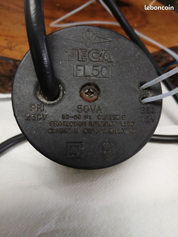 Transformateur Torique 230v en 12v marque TECA FL50 ...50VA Bon etat (image 2)