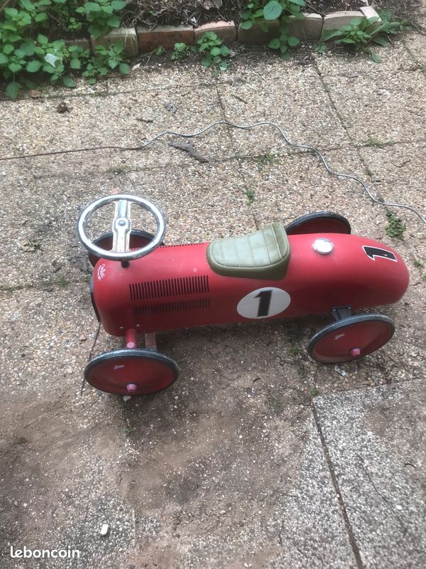 Porteur voiture vintage rouge Vilac (image 3)