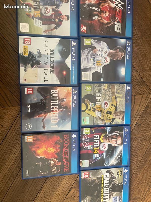 Pack Jeux vidéo ps4 (prix négociable) (image 1)