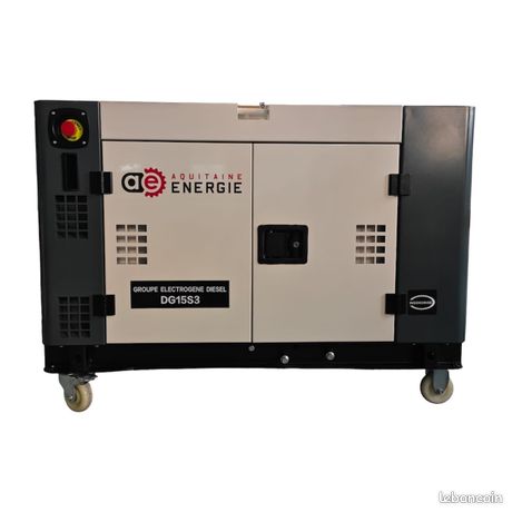 Groupe électrogène Diesel Varan Motors 6kVA - Insonorisé - 400V/230V + ATS - Neuf