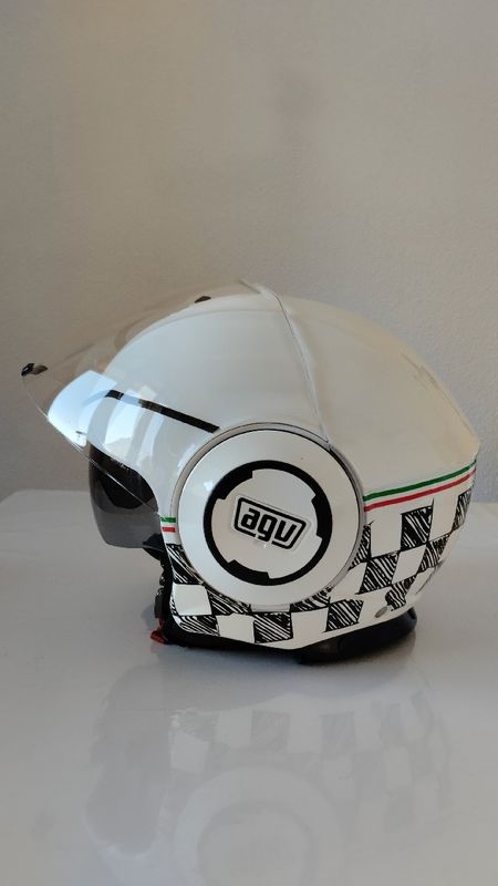 Casco Agv Fluid Garda White Italy moto