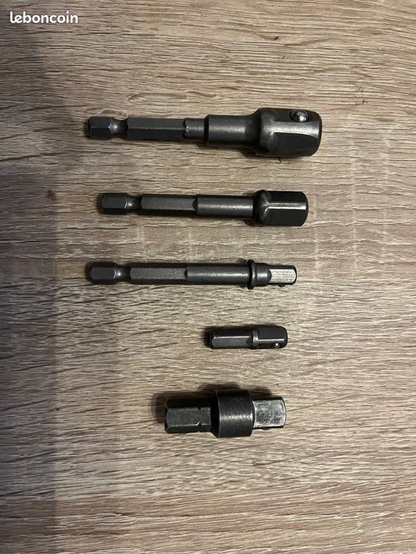 Kit de raccord rallonge adaptateur embout de douille vissage visseuse (image 5)