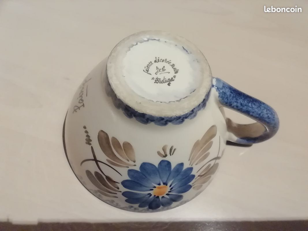 Ancienne bolée à cidre signée JEB (image 5)