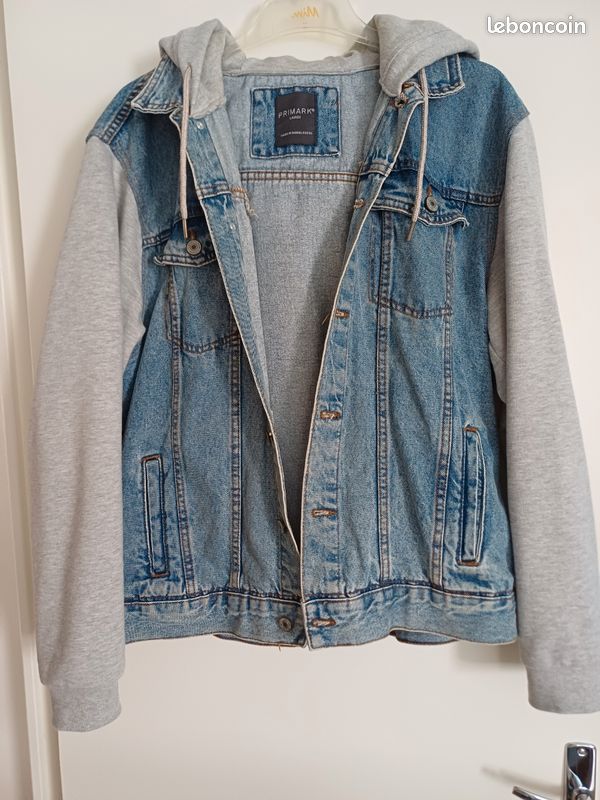 Veste en jean homme taille L neuve Vêtements
