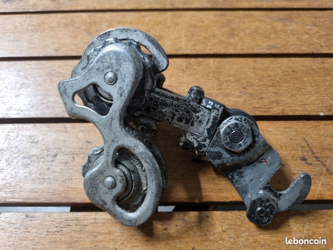 DÉRAILLEUR ARRIÈRE SIMPLEX à chaînette vélo ancien collection ii EUR 22,50 - FR
