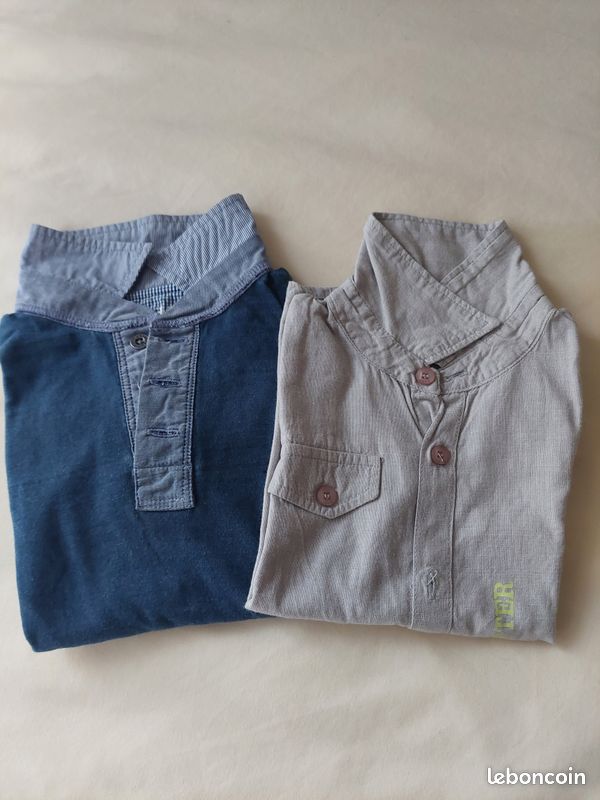 Lot de 4 teeshirts et deux chemises manches longues 18 et 24 mois (image 2)