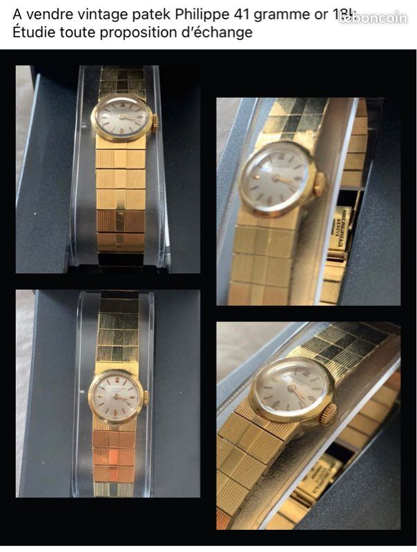 Patek vintage or18k pour femme (image 1)