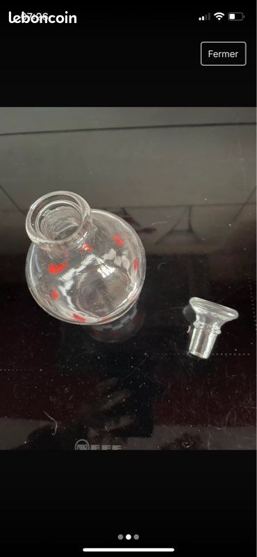 Carafe ancienne en verre (image 2)