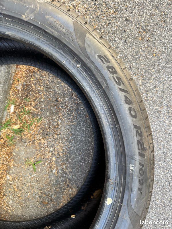 2 pneus 285-40-21 Pirelli [URL masquée pour votre sécurité] (image 3)