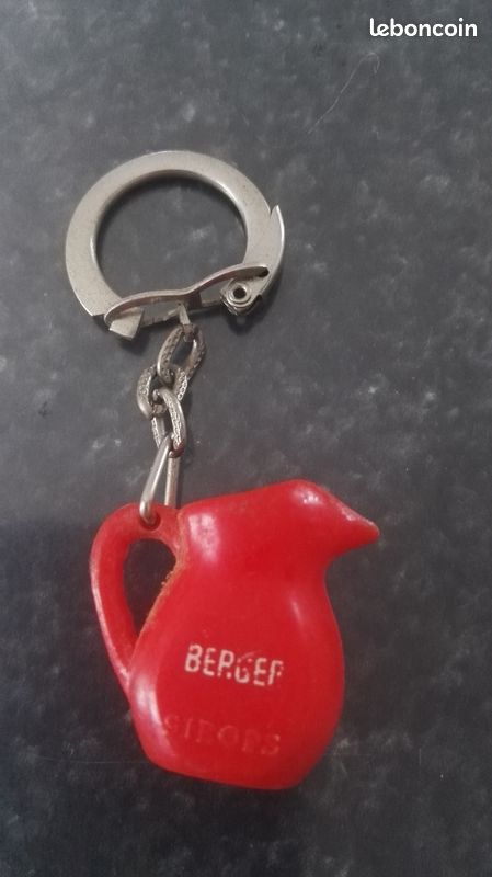 Porte-clefs pichet Berger rouge + jaune (image 4)