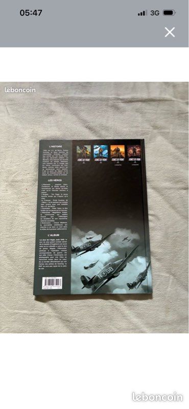 Lot 1 BD Lignes de front tome 2 L’envol de l’aigle de Pecau éditions delcourt WW2 (image 2)