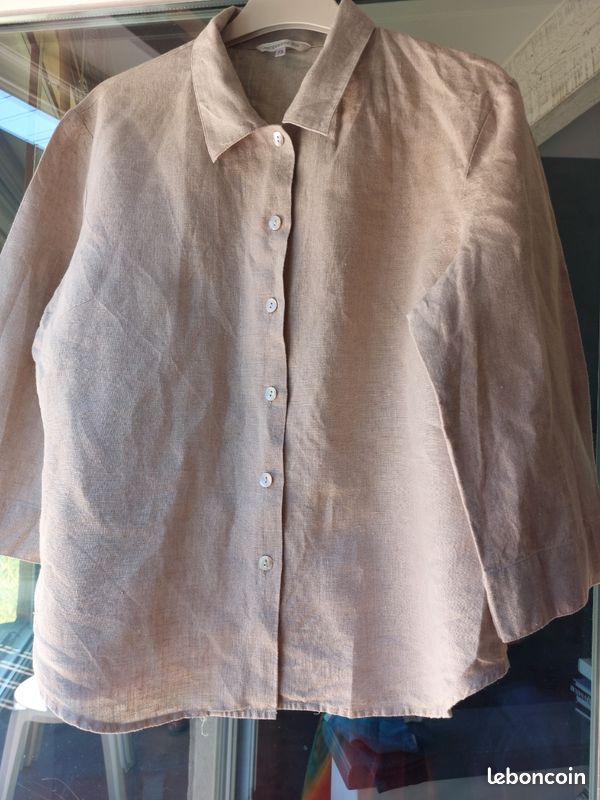 Petite veste/ chemise en lin taille 5 (image 7)