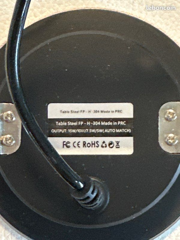 Chargeur téléphone 15w induction à encastrer (image 3)