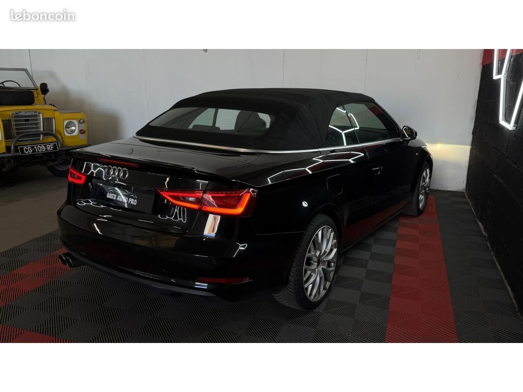 AUDI A3 Cabriolet 1.8 TFSI - 180 - BV S-Tronic 7 8V CABRIOLET S Line PHASE 1 (image 23)