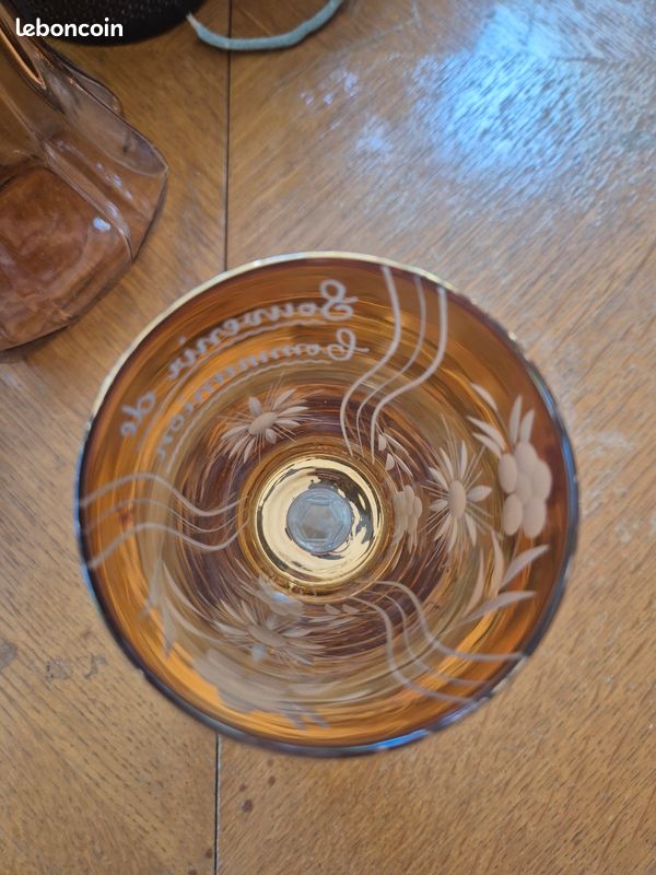 Ancien verre "souvenir de Communion" (image 7)