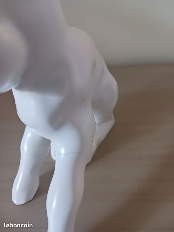 Chevreau blanc en céramique (image 10)