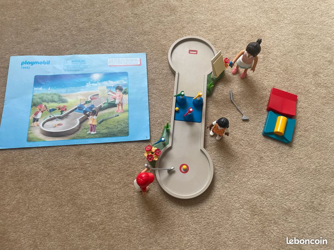 Set playmobil golf réf 70092 avec notice (image 1)