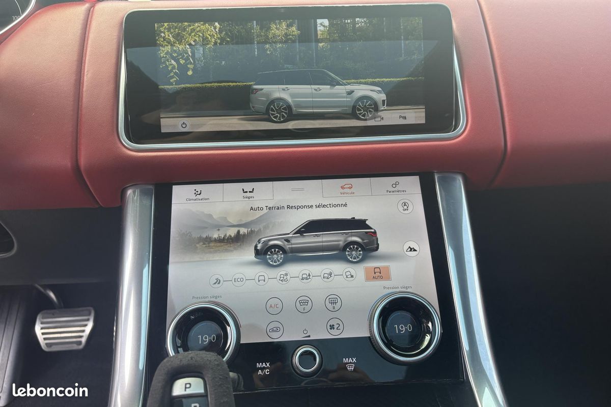 Land rover range rover sport p400e 404 hse - carplay - virtual cockpit - hayon elec - jantes 20-interieur uniqu (image 20)