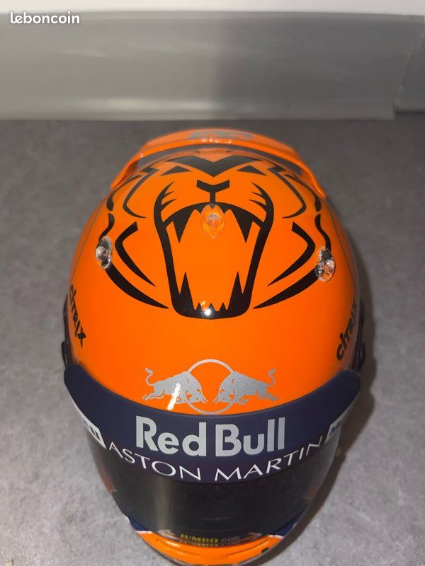 Casque Max Verstappen 2018 Spa Custom - F1 Red Bull (image 6)