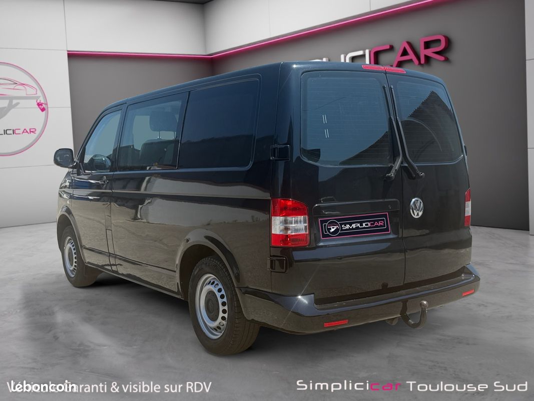 VOLKSWAGEN TRANSPORTER T5 102Ch 6 Places Climatisation Radio Garantie 12 mois (image 6)