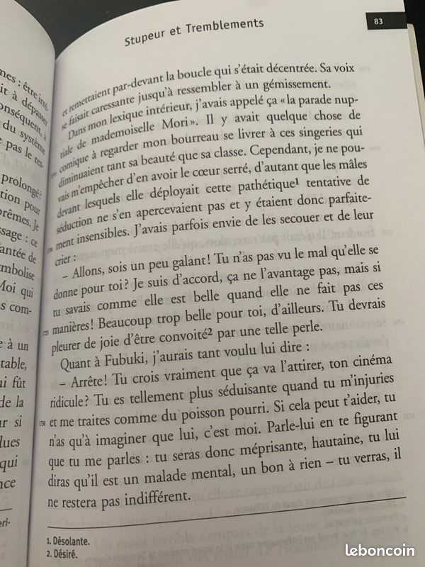 Livre stupeur et tremblements (image 2)