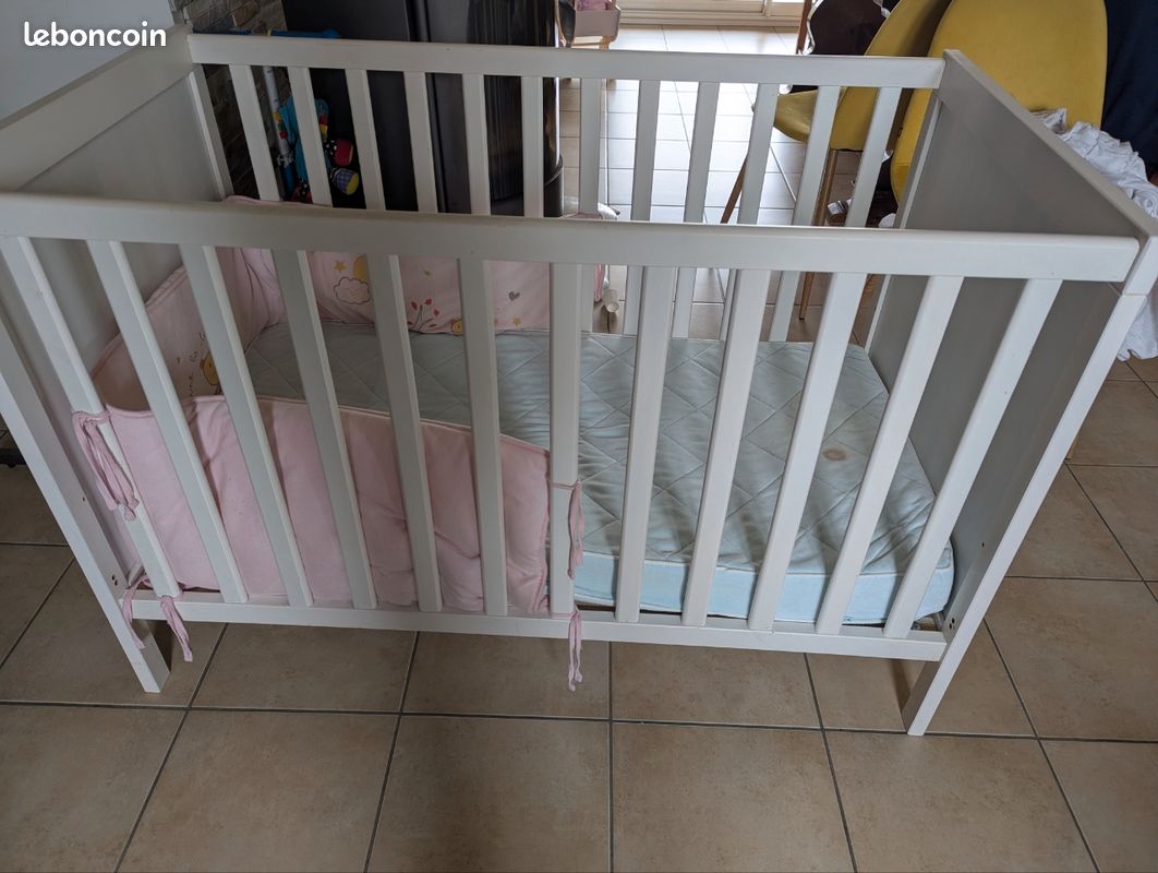 Lit bebe +matelas (image 1)