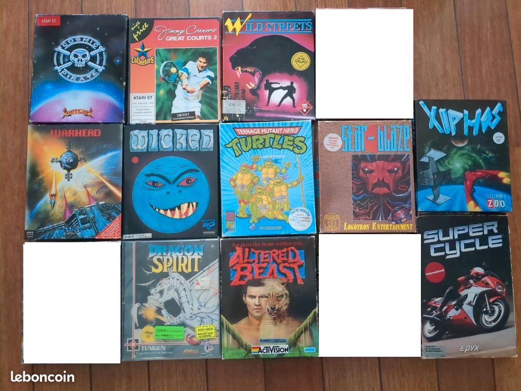 Lot 11 jeux Atari ST (image 1)