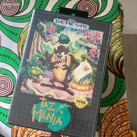 Jeu Taz-Mania Version Originale Sega Megadrive - En Boîte - Bon état