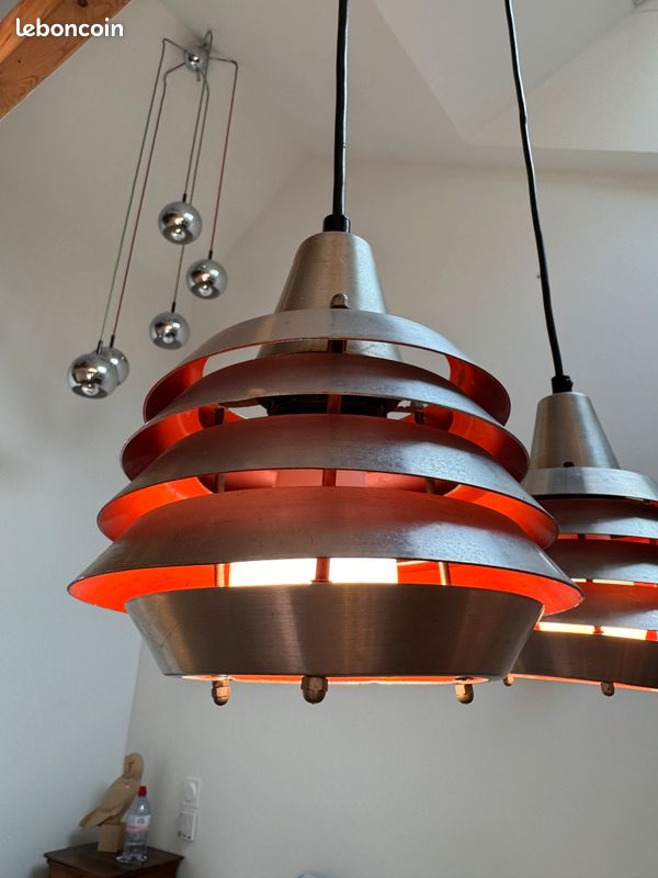 VENDU / Superbe suspension cascade vintage / Lakro de Carl Thore (image 5)