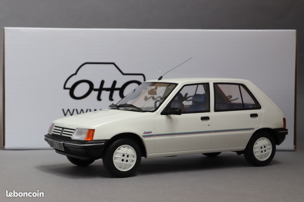 Peugeot 205 Junior Blanc Meije 1988 1/18 Otto Ottomobile (image 1)
