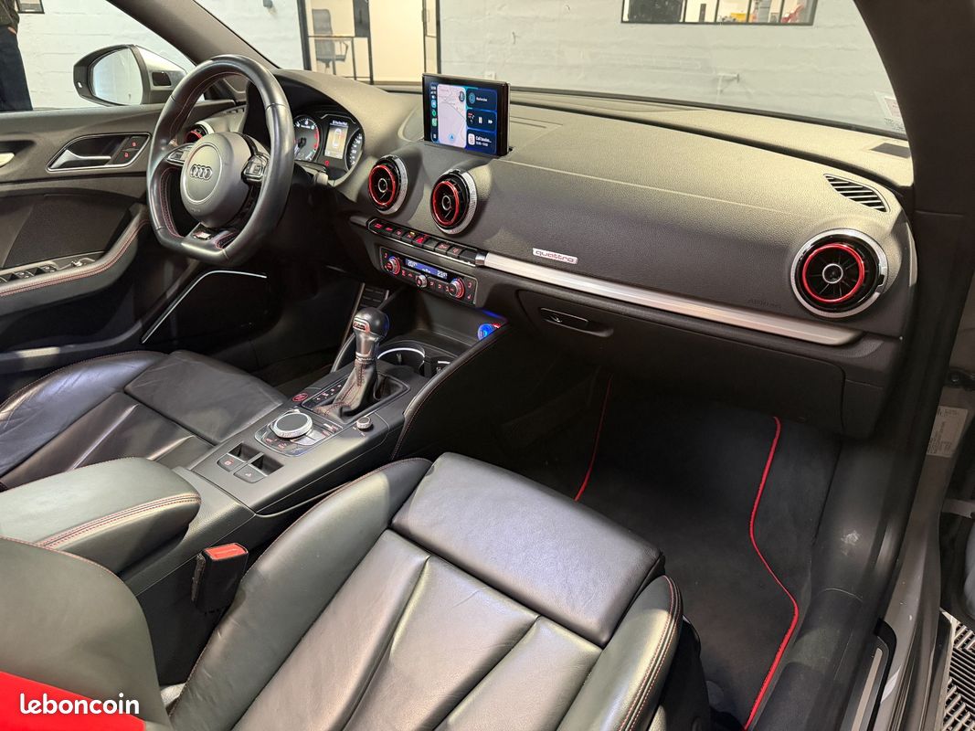 AUDI S3 CABRIOLET 2.0 TFSI 300cv QUATTRO S-Tronic 6 / BO / GRIS NARDO / CARPLAY / ENTRETIEN COMPLET (image 36)