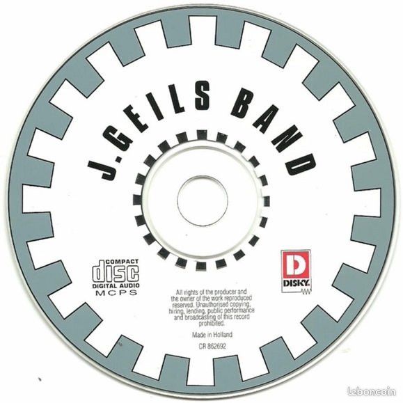 CD J.GEILS Band Champions Of Rock (467) (image 3)