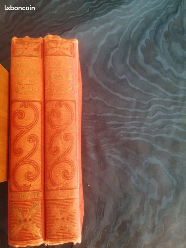JULES VERNE collection Hetzel de 1922 et 1923. L'île mystérieuse I, II: les naufragés de l'air et l'abandonné (image 2)