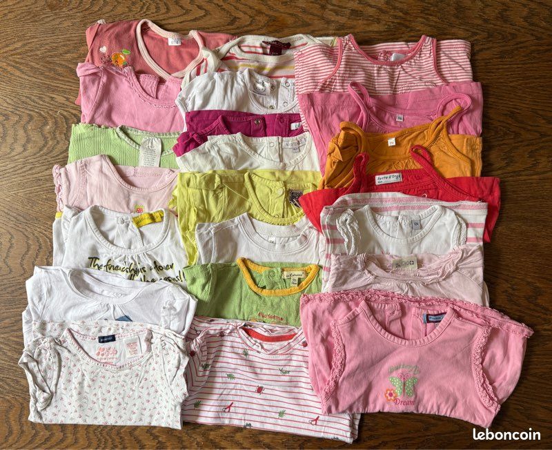Lot de vêtements fille 12 mois 121 pièces (image 6)