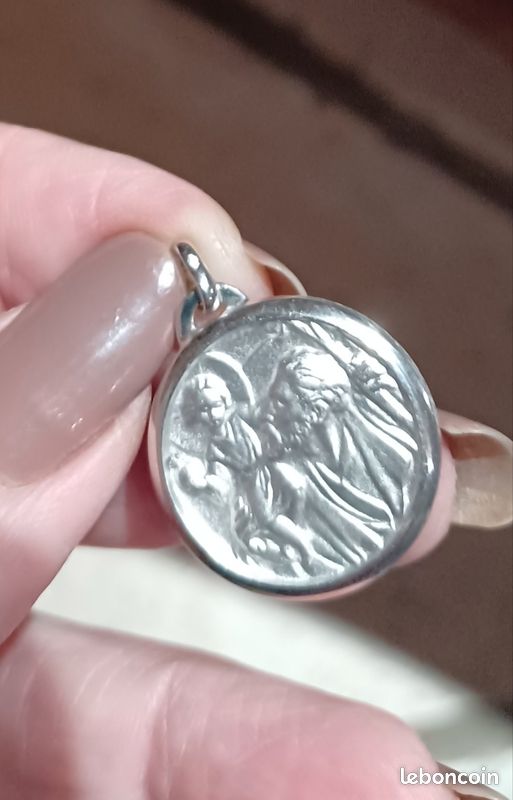 Médaille St Christophe en argent (image 5)