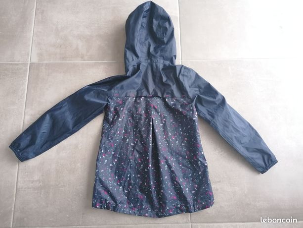 Veste Coupe-Vent Enfant Fille Avec Ceinture - Blouson Printemps Automne Légère