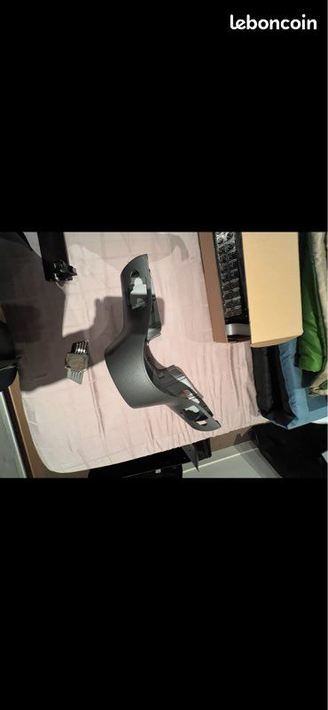 Cache phare scooter piaggio gris mat (image 1)