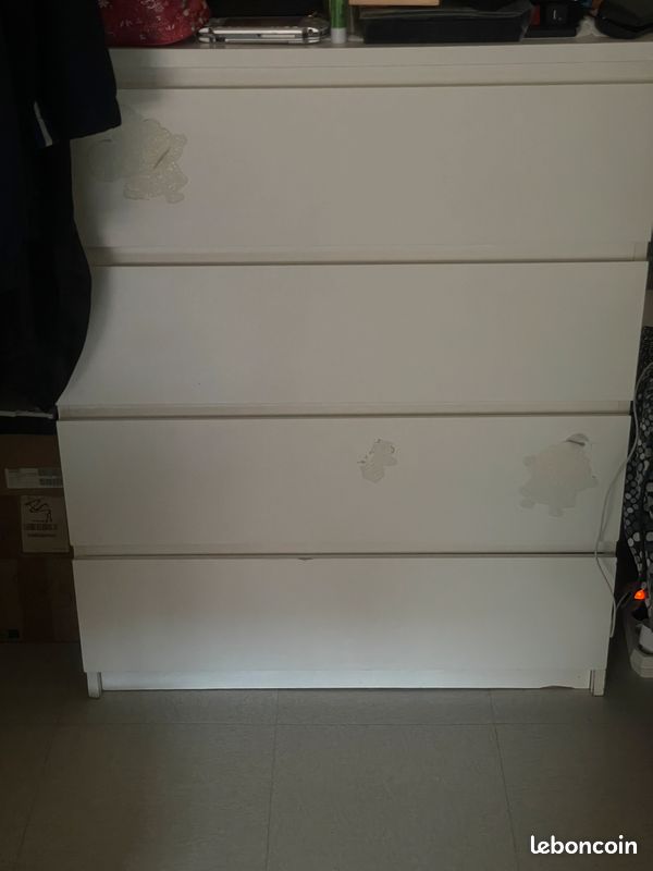 IKEA MALM commode vêtements 4 tiroirs (image 1)