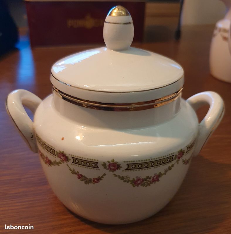 Ensemble cafetière, sucrier, pot à lait et 6 tasses avec soucoupes (image 5)