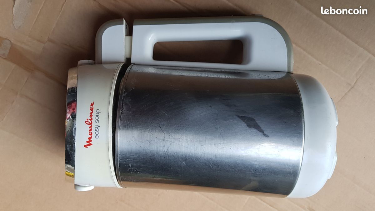 Moulinex Easy Soup LM841B10 - Soupière - 1,2 L - 1 kWatt - blanc/argent - Moulinex (image 1)