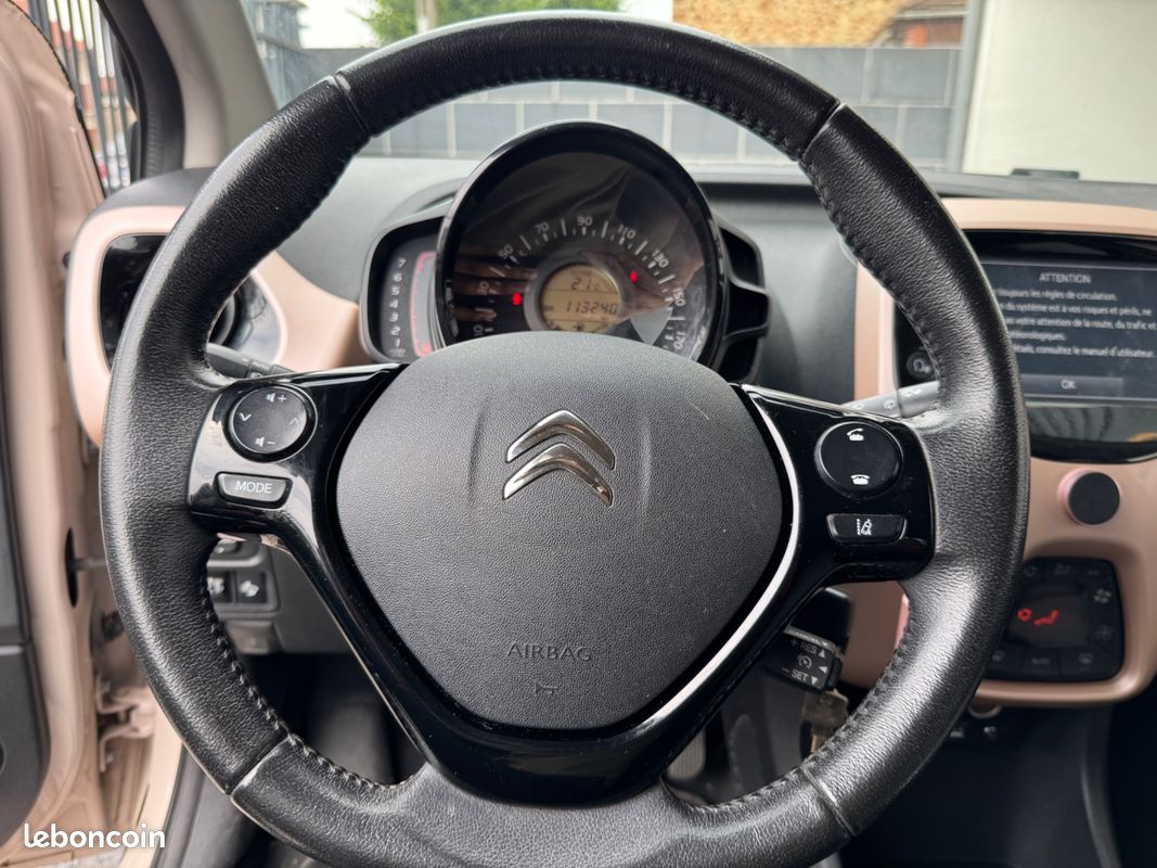 CITROEN C1 1.0 VTI 72ch ELLE | Carplay * Caméra de recul * Moteur Toyota (image 4)