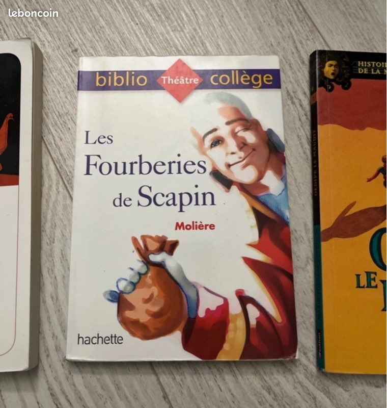 Lot de 3 livres Fourberies de scapin, Œdipe, L’odyssée (image 3)