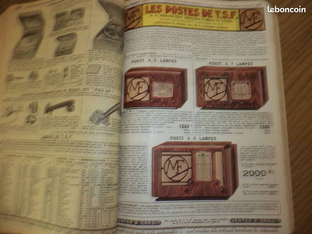 Catalogue MANUFRANCE SAINT ETIENNE - 1939