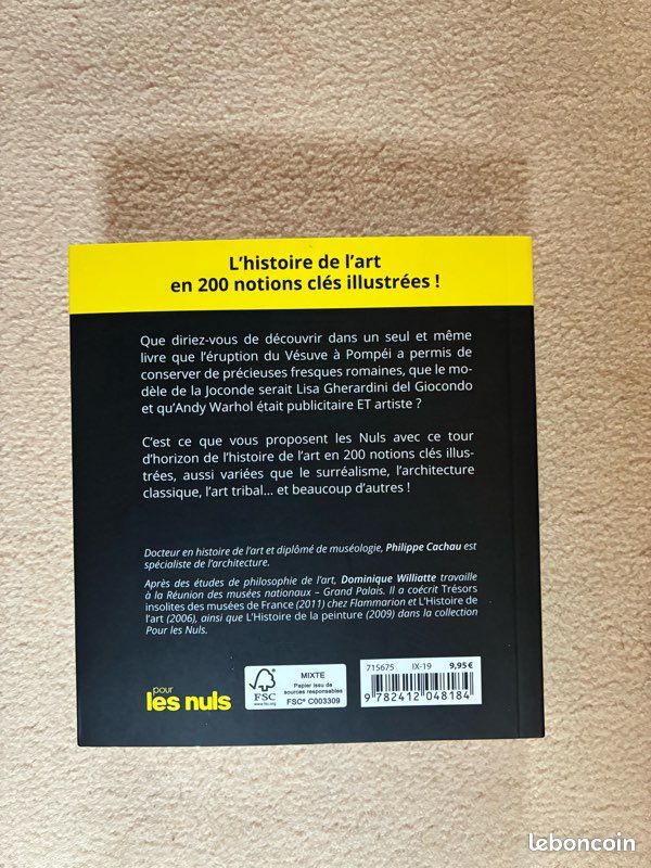 Livre « L’histoire de l’art pour les nuls » (image 2)