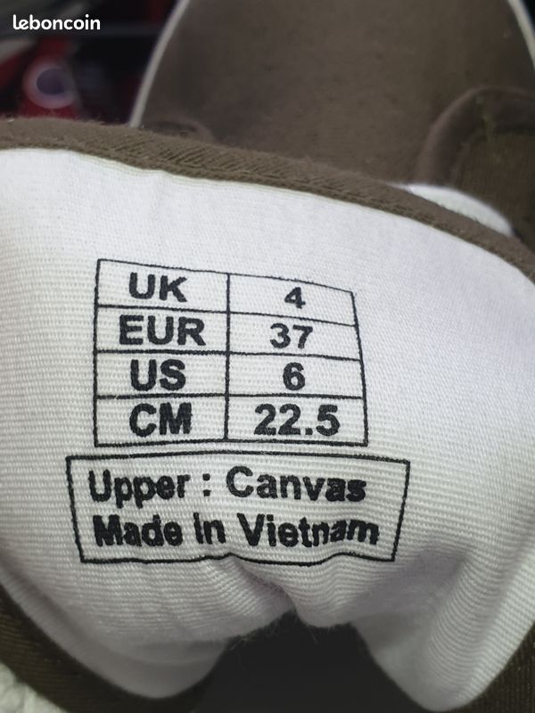 Jeffrey Campbell Original Femmes Chaussures Canvas Taille Uk 4 EU 37 (image 7)