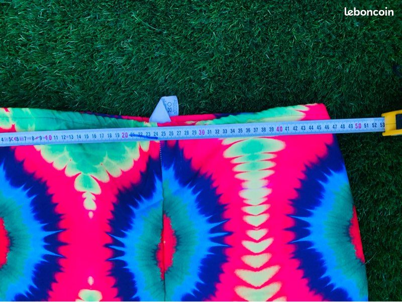 Veste de costume déguisement tie-dye années 70. Hippie - Taille L (image 8)