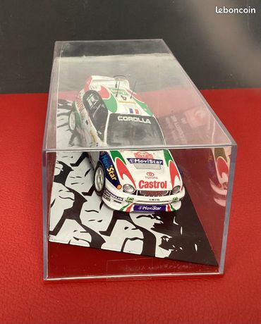 Modèle Réduit Toyota Corolla WRC – Monte Carlo 1999 – Pilote D. Auriol – échelle 1:43 – Marque Vitesse – Occasion