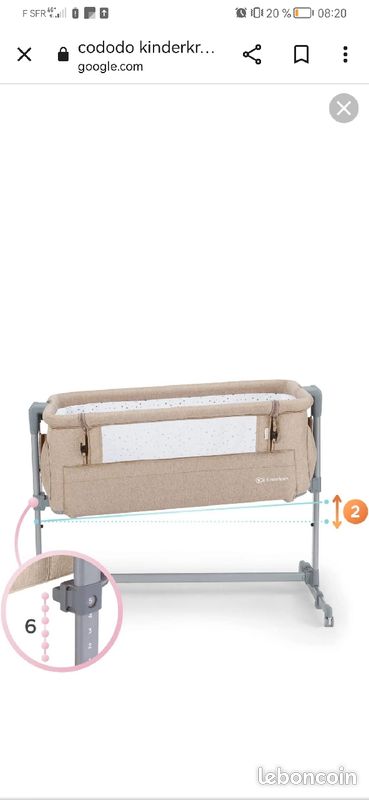 Lit cododo kinderkraft beige (image 1)