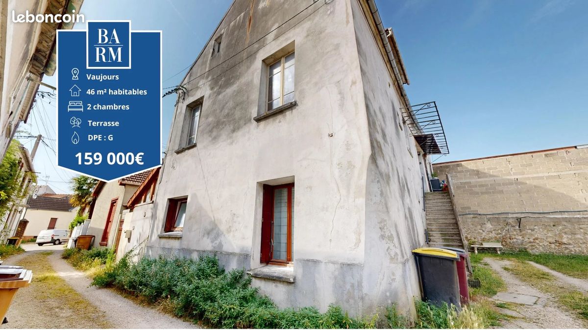 Appartement 3 pièces 46 m² · à Vaujours · 46 m² · 159 000 €