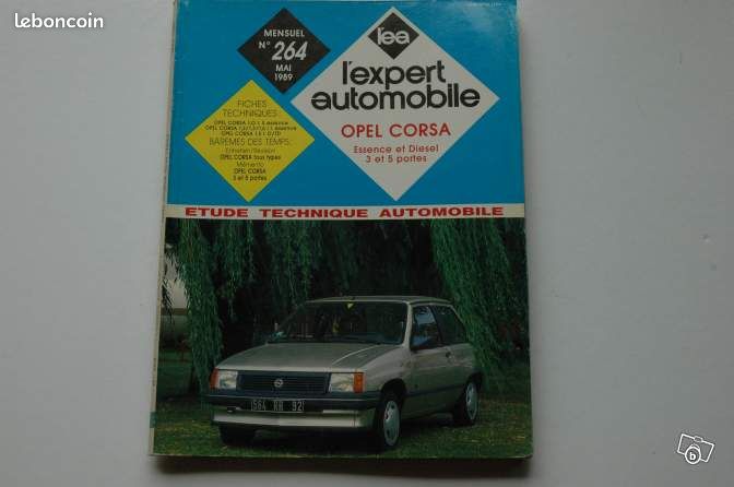 Revue technique OPEL CORSA 1989 (image 1)